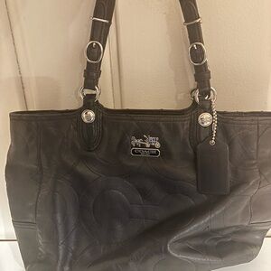 Coach Mia Embossed Leather Bag